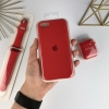 Силіконовий чохол на iPhone 7 / 8 / SE 2020 Full із закритим низом Red (14)