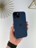 Силіконовий чохол Silicone Case для iPhone 13 with MagSafe Midnight